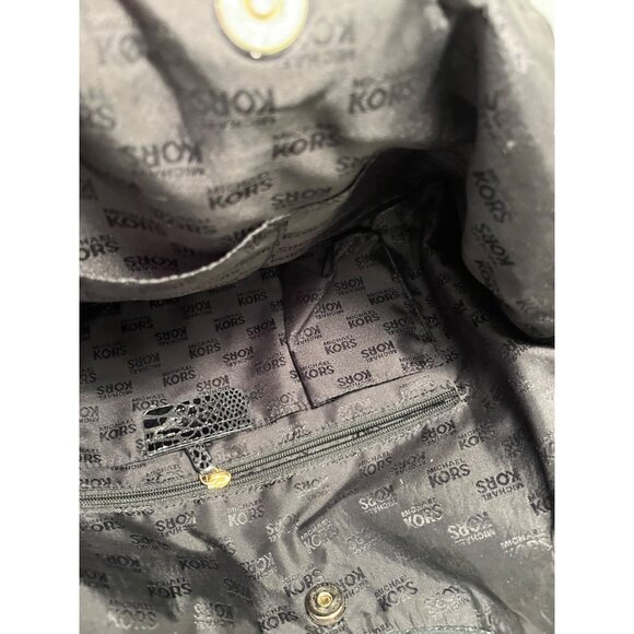 Large Black‎ Michael Kors Bag With  Straps, Buckles & many pockets - Picture 13 of 16